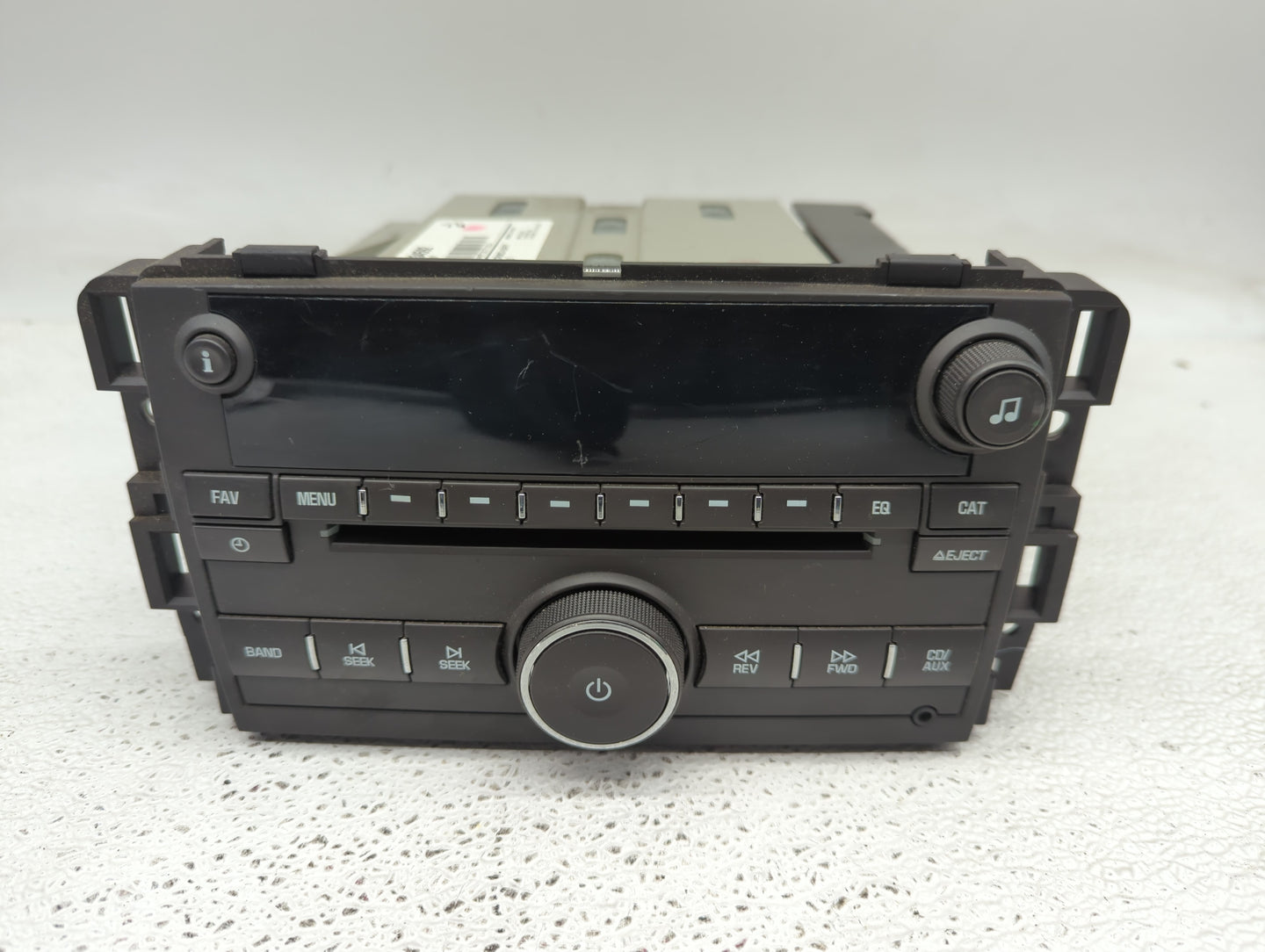 2007-2013 Chevrolet Silverado 1500 Radio AM FM Cd Player Receiver Replacement P/N:20934592 Fits OEM Used Auto Parts - Oemuse