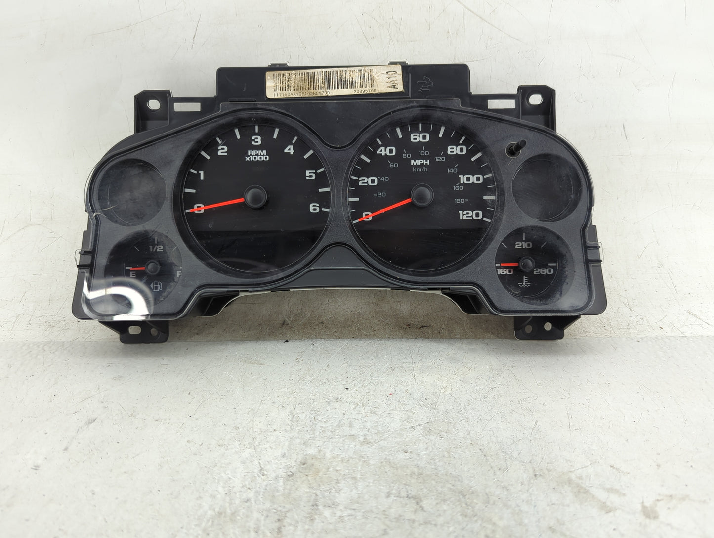 2008-2013 Chevrolet Silverado 1500 Instrument Cluster Speedometer Gauges P/N:20895765 28255339 Fits OEM Used Auto Parts - Oe