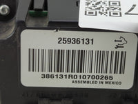 2010-2011 Chevrolet Silverado 1500 Climate Control Module Temperature AC/Heater Replacement P/N:25936131 386131R010700265 Fi