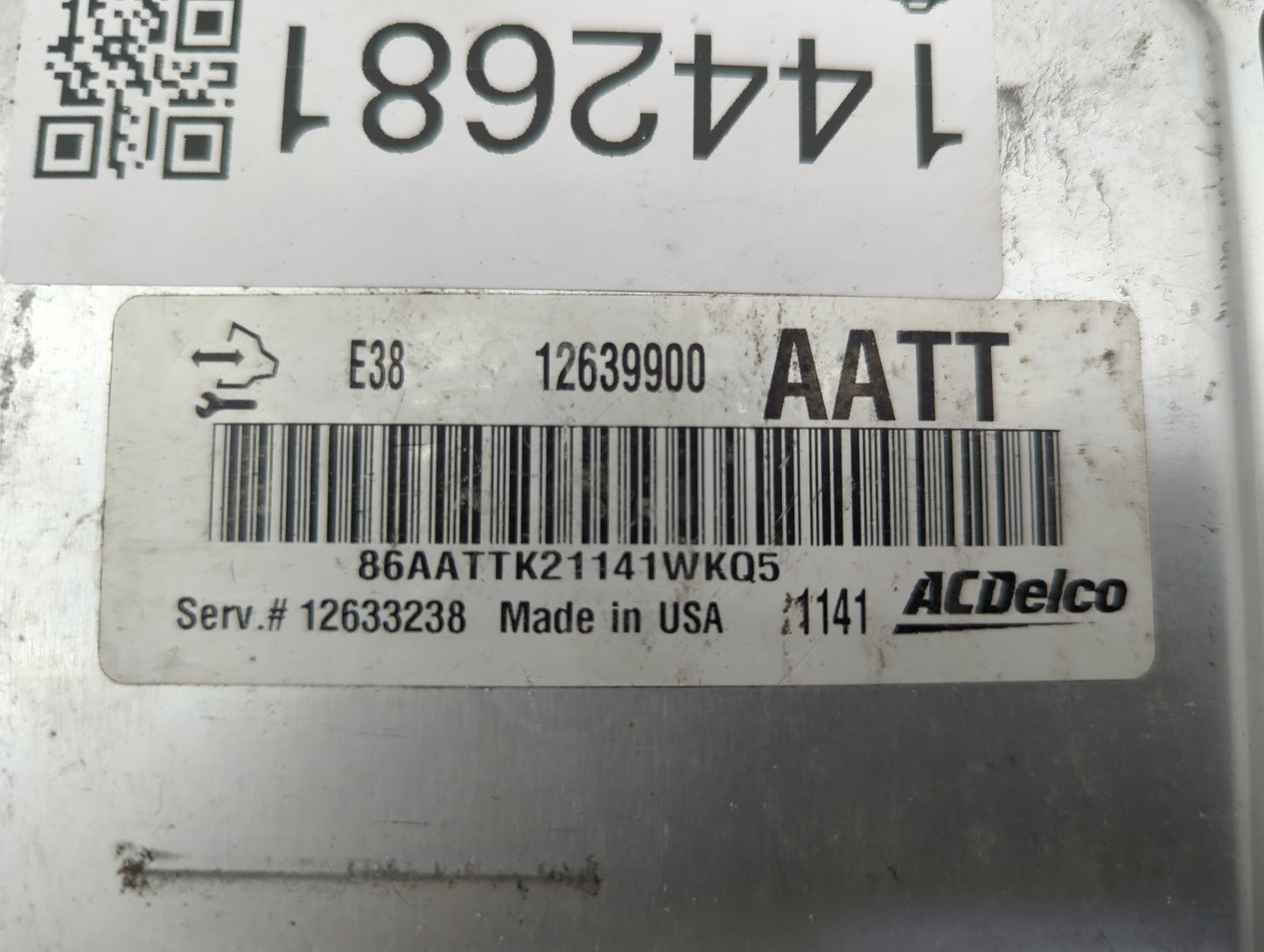 2010-2013 Chevrolet Silverado 1500 PCM Engine Control Computer ECU ECM PCU OEM P/N:12639900 12633238 Fits OEM Used Auto Part