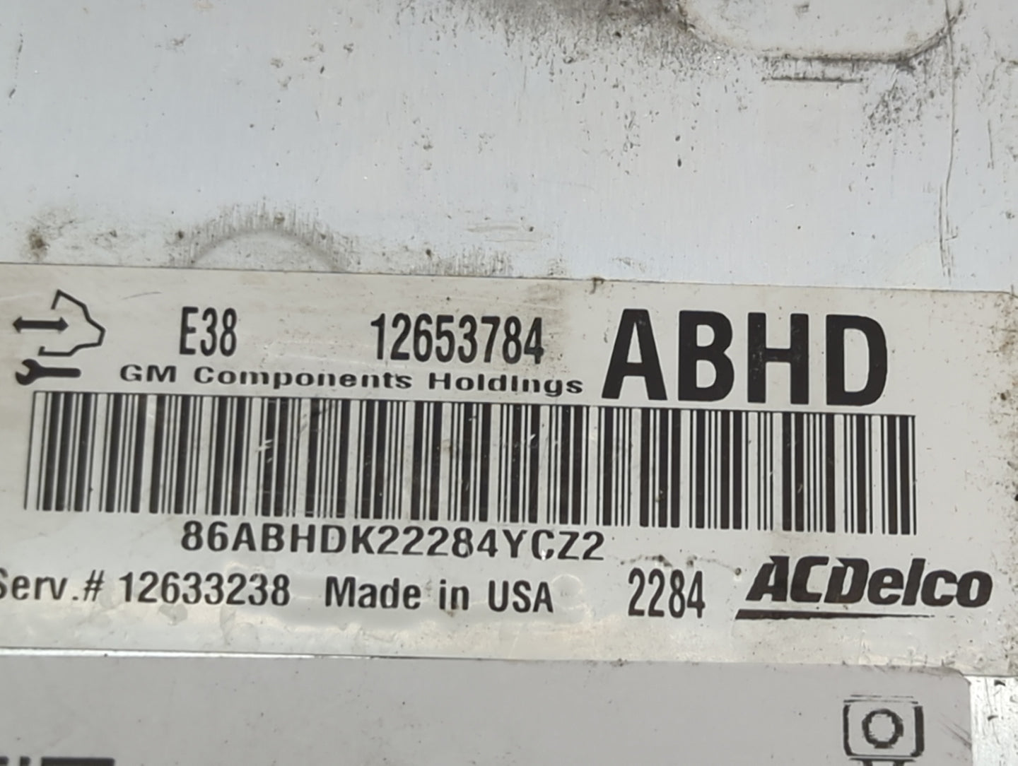 2010-2013 Chevrolet Silverado 1500 PCM Engine Control Computer ECU ECM PCU OEM P/N:12653784 12633238 Fits OEM Used Auto Part