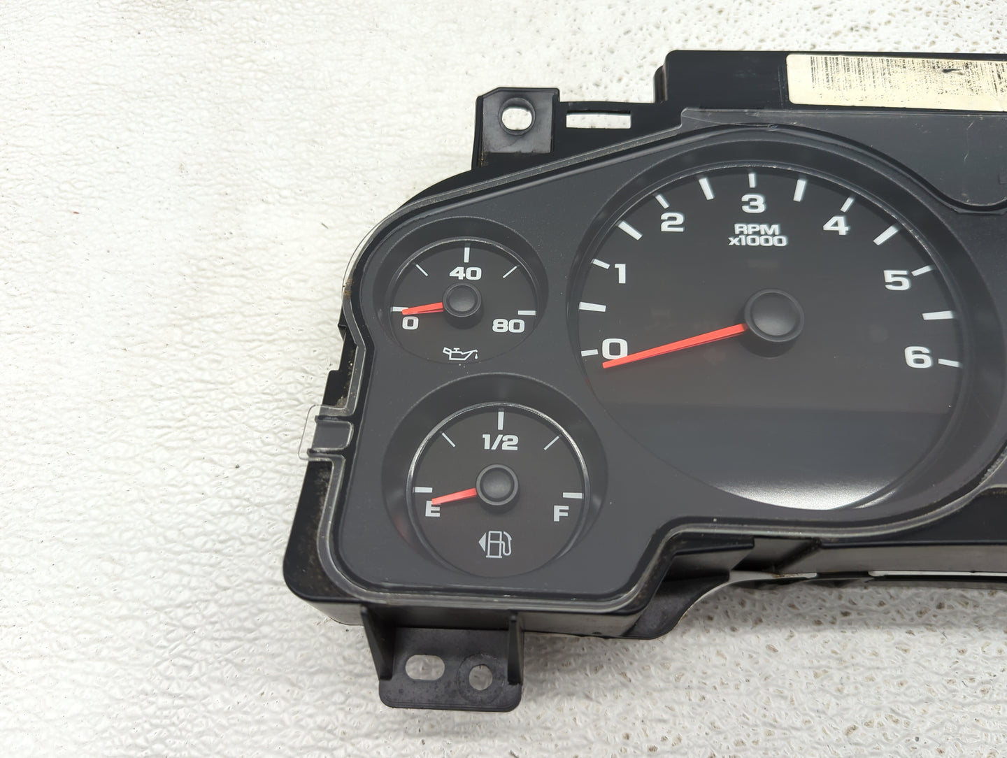 2008-2013 Chevrolet Silverado 1500 Instrument Cluster Speedometer Gauges P/N:25533801159HSCV 6031615 Miles: Fits OEM Used Au