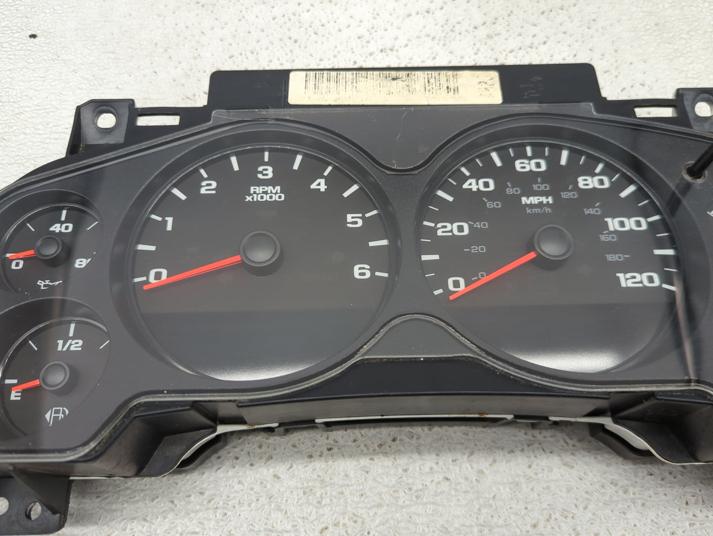 2008-2013 Chevrolet Silverado 1500 Instrument Cluster Speedometer Gauges P/N:25533801159HSCV 6031615 Miles: Fits OEM Used Au