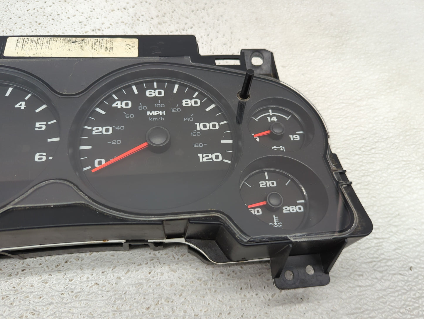 2008-2013 Chevrolet Silverado 1500 Instrument Cluster Speedometer Gauges P/N:25533801159HSCV 6031615 Miles: Fits OEM Used Au