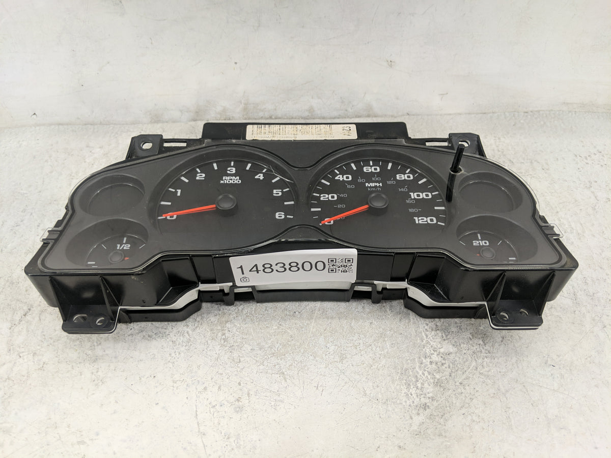 2011 Chevrolet Silverado 1500 Instrument Cluster Speedometer Gauges P/N:28255336 20895732 Miles: Fits OEM Used Auto Parts - 