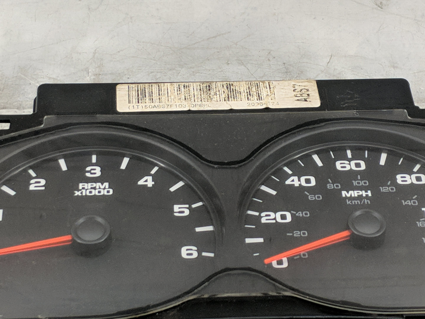 2008-2013 Chevrolet Silverado 1500 Instrument Cluster Speedometer Gauges P/N:28255338 6031615 Miles: Fits OEM Used Auto Part