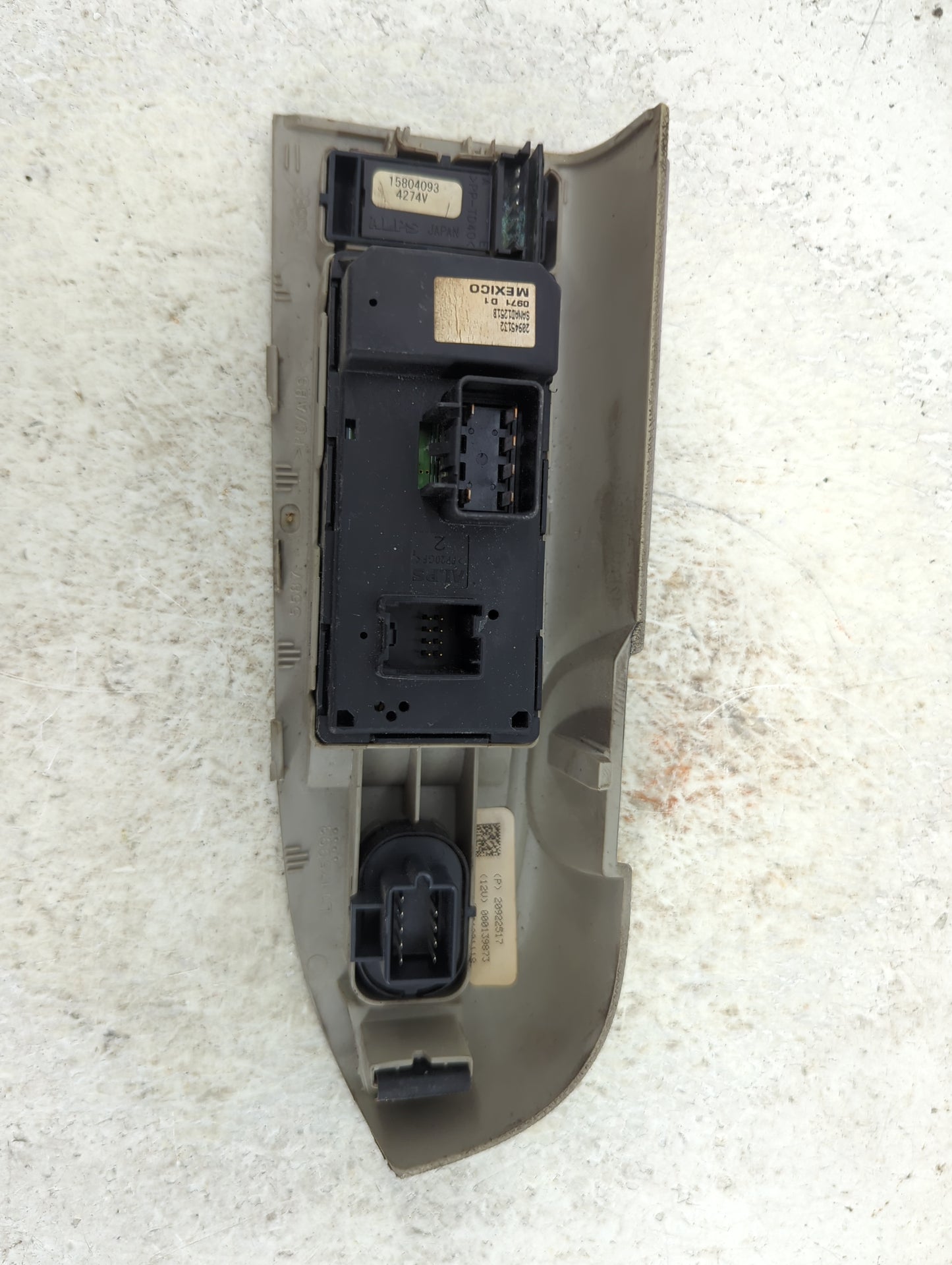 2007-2013 Chevrolet Silverado 1500 Master Power Window Switch Replacement Driver Side Left P/N:20945132 15804093 Fits OEM Us