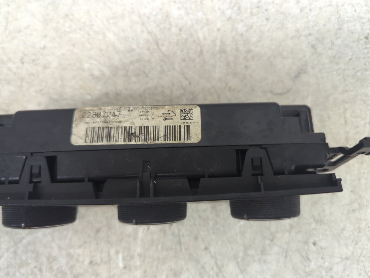 2010-2011 Chevrolet Silverado 1500 Climate Control Module Temperature AC/Heater Replacement P/N:22807247 Fits Fits 2010 2011