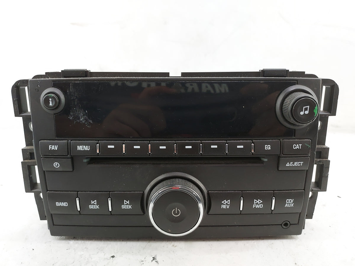 2007-2013 Chevrolet Silverado 1500 Radio AM FM Cd Player Receiver Replacement P/N:20934592 28256325 Fits OEM Used Auto Parts
