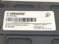 2011 Chevrolet Silverado 1500 Pickup Radio AM FM Cd Player Receiver Replacement P/N:20934592 Fits OEM Used Auto Parts - Oemu