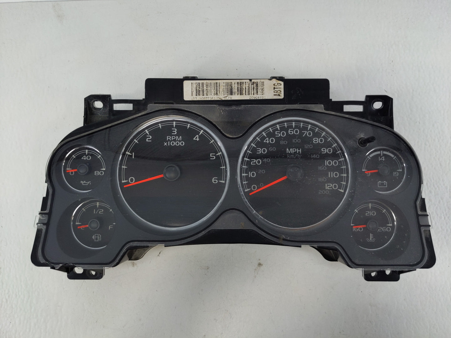 2011 Chevrolet Tahoe Instrument Cluster Speedometer Gauges P/N:28255338 Fits OEM Used Auto Parts - Oemusedautoparts1.com