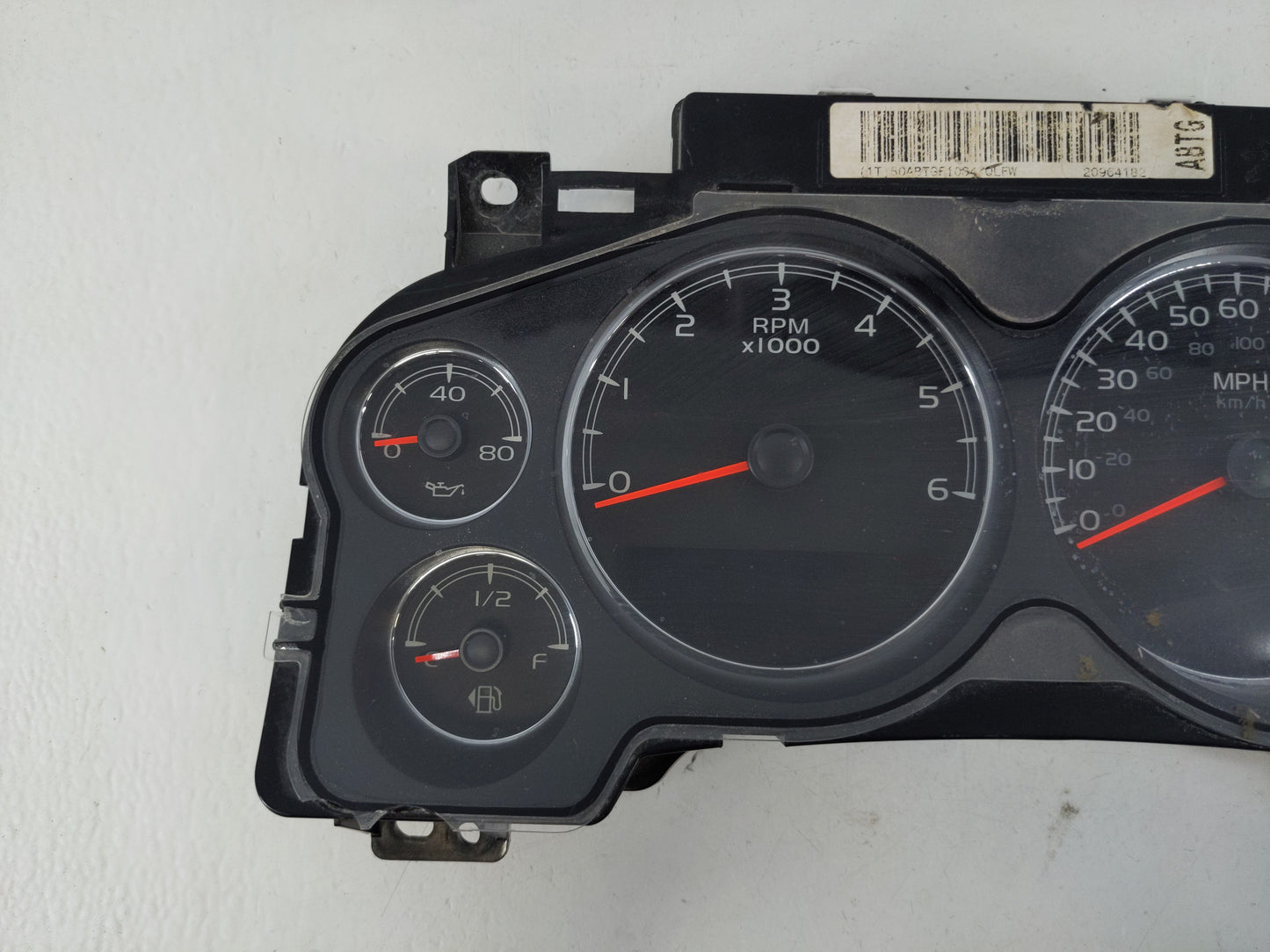 2011 Chevrolet Tahoe Instrument Cluster Speedometer Gauges P/N:28255338 Fits OEM Used Auto Parts - Oemusedautoparts1.com