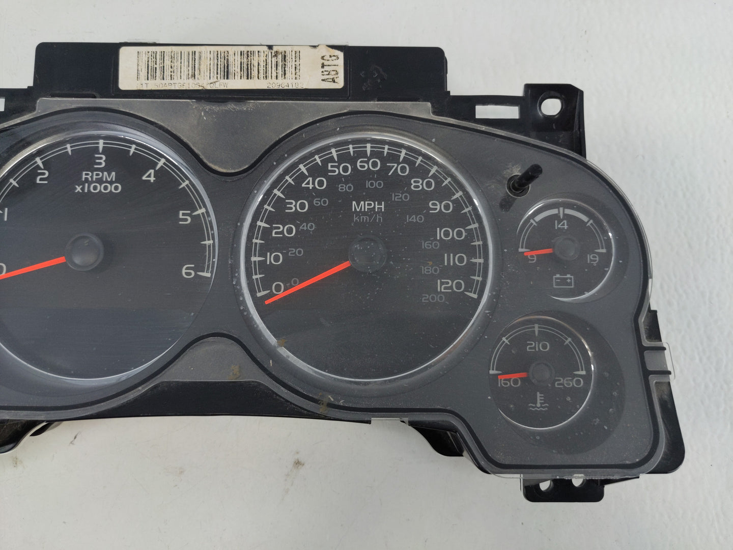 2011 Chevrolet Tahoe Instrument Cluster Speedometer Gauges P/N:28255338 Fits OEM Used Auto Parts - Oemusedautoparts1.com