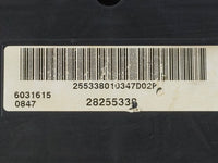 2011 Chevrolet Tahoe Instrument Cluster Speedometer Gauges P/N:28255338 Fits OEM Used Auto Parts - Oemusedautoparts1.com