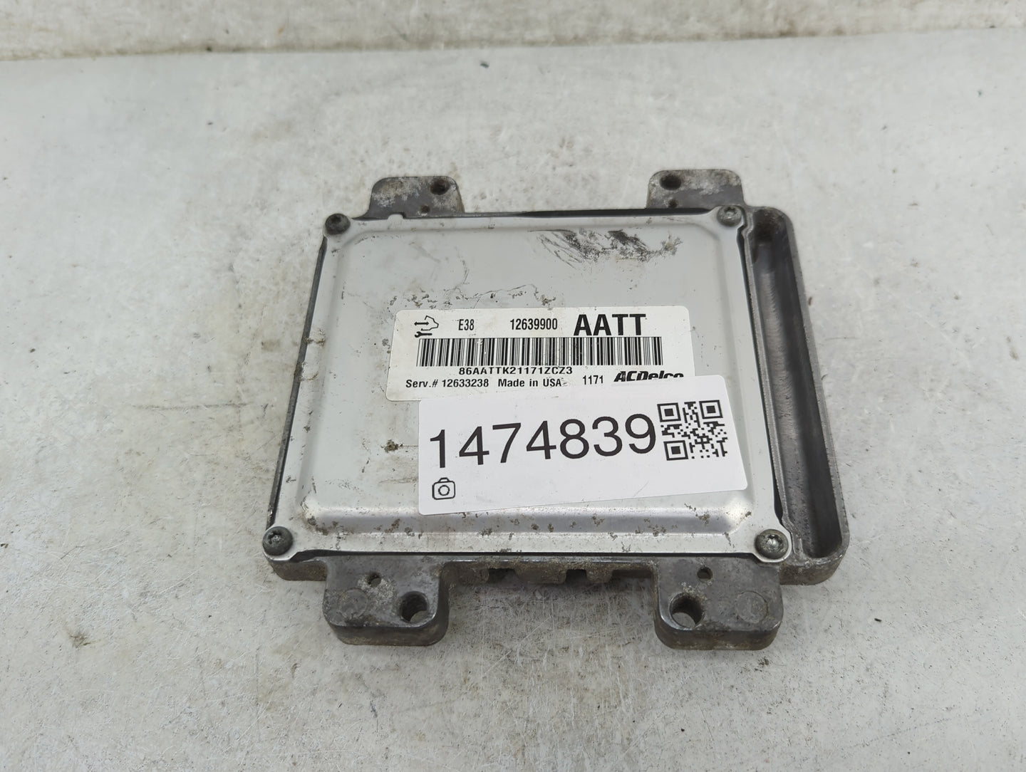 2010-2014 Chevrolet Tahoe PCM Engine Control Computer ECU ECM PCU OEM P/N:12639900 12633238 Fits OEM Used Auto Parts - Oemus