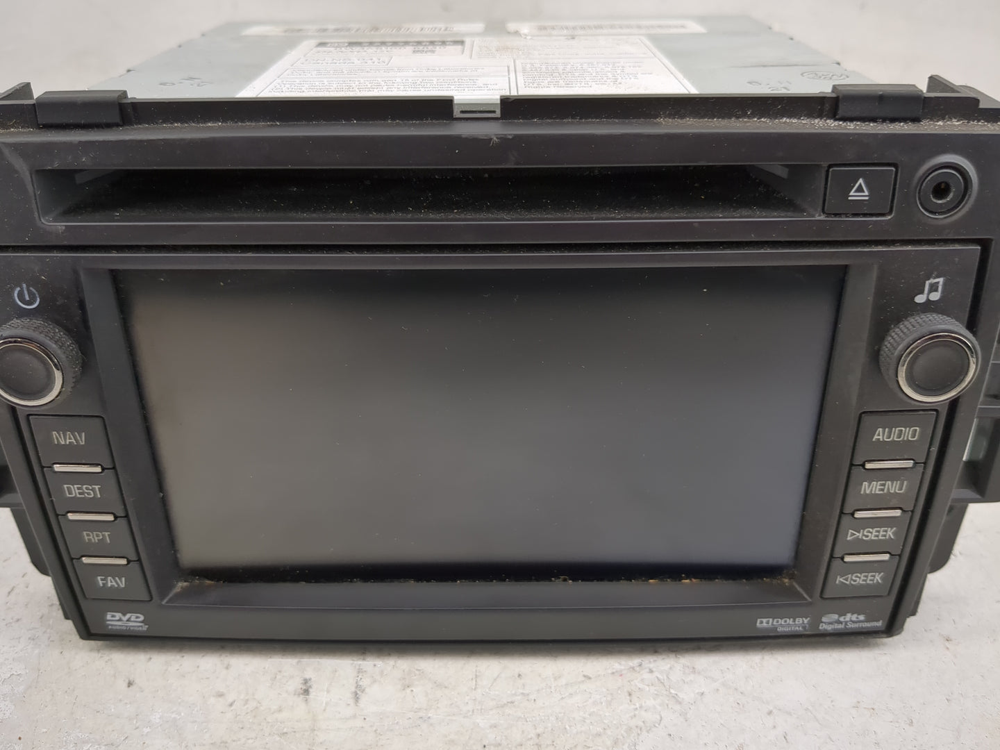 2011 Chevrolet Tahoe Radio AM FM Cd Player Receiver Replacement P/N:22776895 DW468100-6840 Fits OEM Used Auto Parts - Oemuse