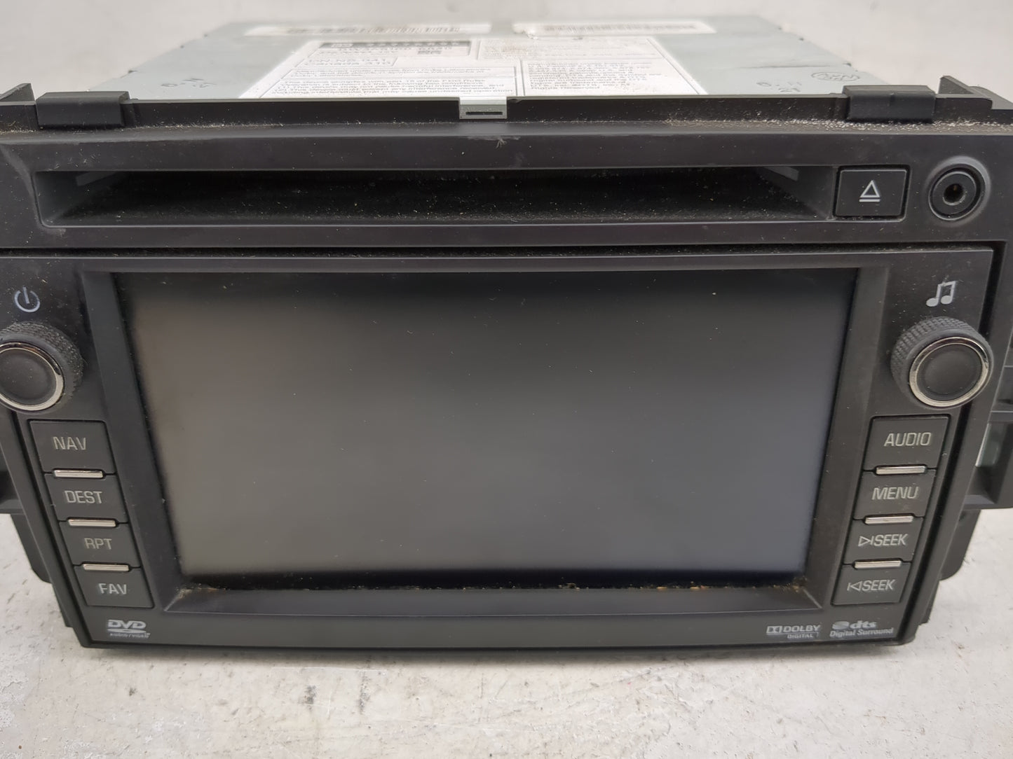 2011 Chevrolet Tahoe Radio AM FM Cd Player Receiver Replacement P/N:22776895 DW468100-6840 Fits OEM Used Auto Parts - Oemuse