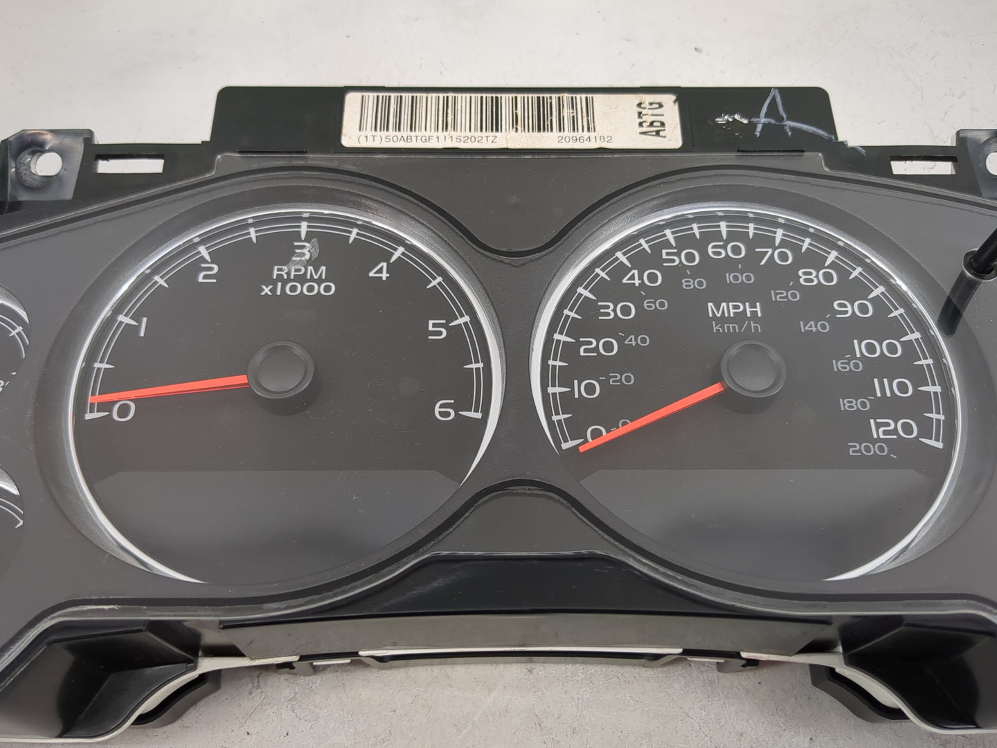 2009-2014 Chevrolet Tahoe Instrument Cluster Speedometer Gauges P/N:20964182 28255338 Miles: Fits OEM Used Auto Parts - Oemu