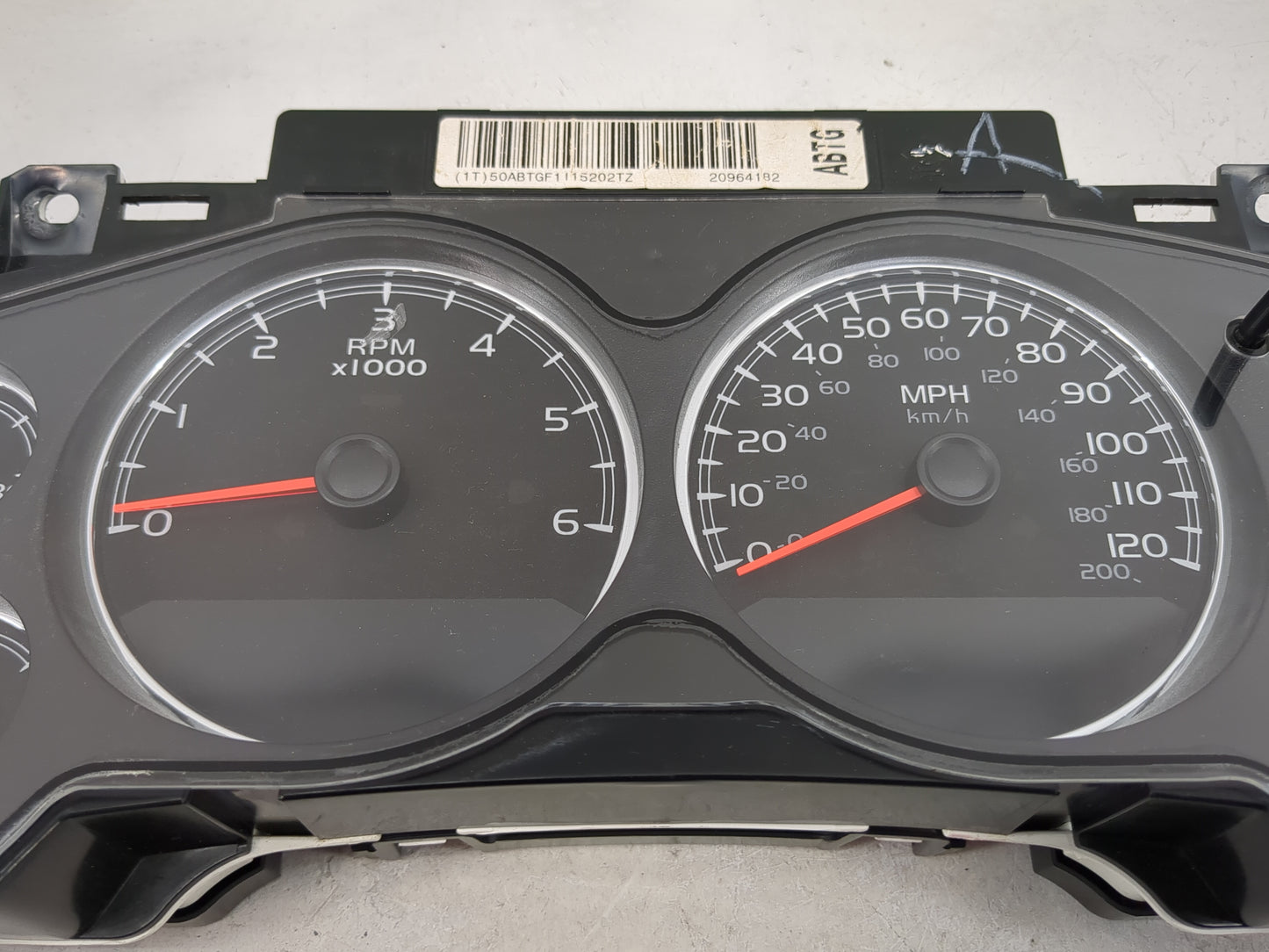 2009-2014 Chevrolet Tahoe Instrument Cluster Speedometer Gauges P/N:20964182 28255338 Miles: Fits OEM Used Auto Parts - Oemu