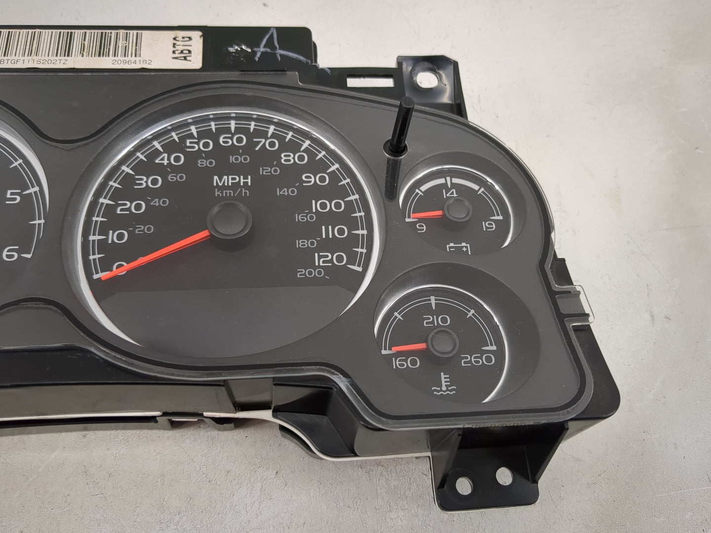 2009-2014 Chevrolet Tahoe Instrument Cluster Speedometer Gauges P/N:20964182 28255338 Miles: Fits OEM Used Auto Parts - Oemu
