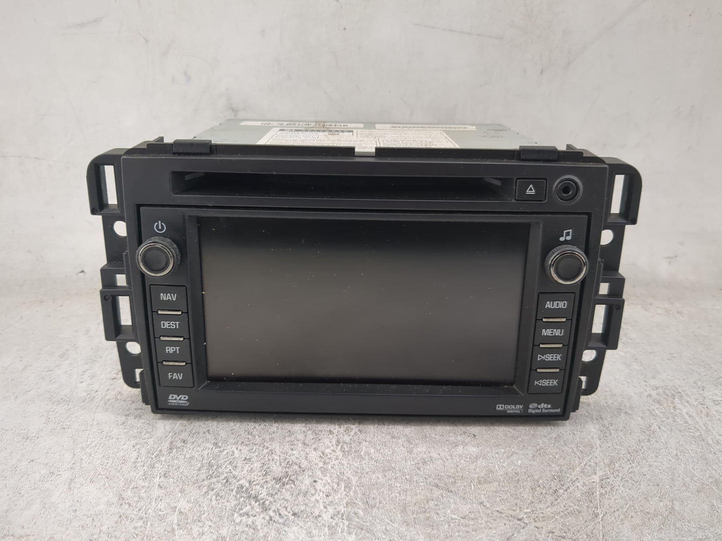 2011 Chevrolet Tahoe Radio AM FM Cd Player Receiver Replacement P/N:22776895 DW468100-6840 Fits OEM Used Auto Parts - Oemuse