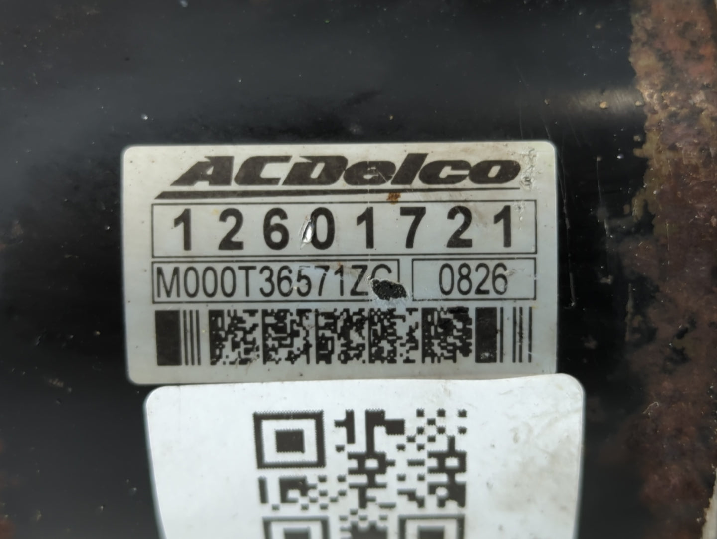 2011 Chevrolet Traverse Car Starter Motor Solenoid OEM P/N:M000T36571ZC 12601721 Fits OEM Used Auto Parts - Oemusedautoparts