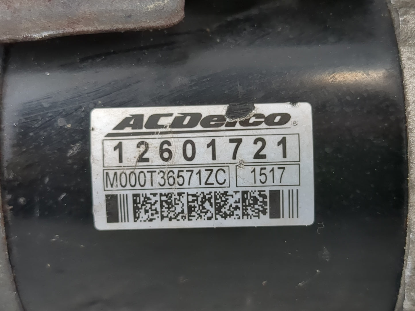 2011 Chevrolet Traverse Car Starter Motor Solenoid OEM P/N:M000T36571ZC 12601721 Fits OEM Used Auto Parts - Oemusedautoparts