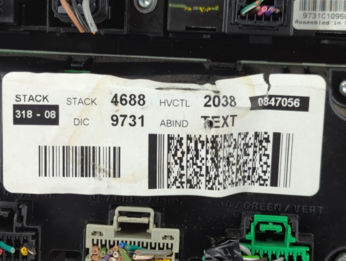 2011 Chevrolet Traverse Climate Control Module Temperature AC/Heater Replacement Fits Fits 2008 2009 2010 2012 OEM Used Auto