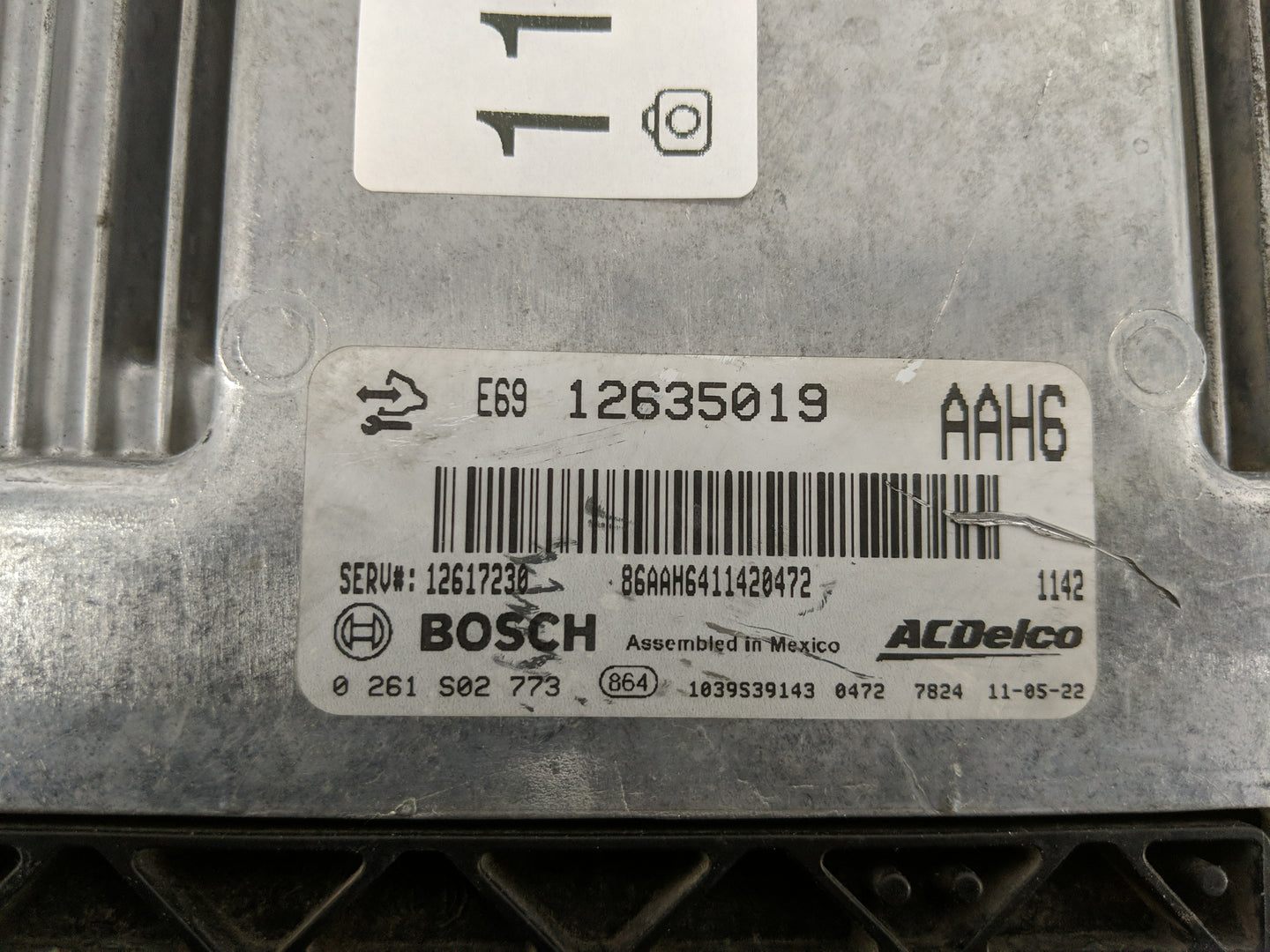 2011 Chevrolet Traverse PCM Engine Control Computer ECU ECM PCU OEM P/N:0 261 S02 773 Fits Fits 2010 OEM Used Auto Parts - O