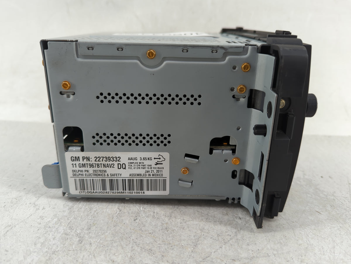 2011 Chevrolet Traverse Radio AM FM Cd Player Receiver Replacement P/N:22739332 Fits Fits 2010 2012 OEM Used Auto Parts - Oe