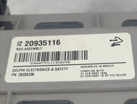 2011 Chevrolet Traverse Radio AM FM Cd Player Receiver Replacement P/N:20935116 28256336 Fits OEM Used Auto Parts - Oemuseda