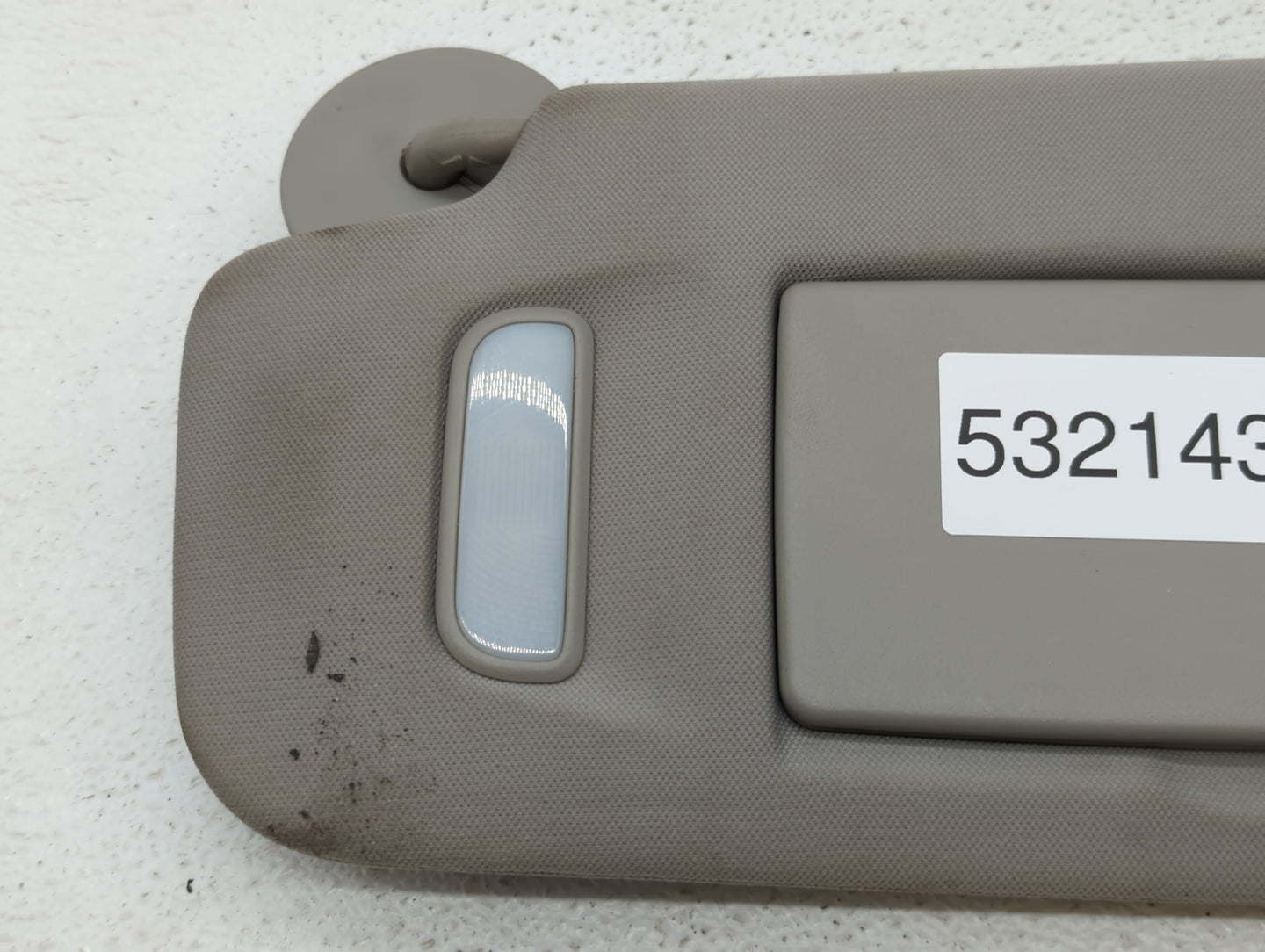 2011 Chevrolet Traverse Sun Visor Shade Replacement Driver Left Mirror Fits OEM Used Auto Parts - Oemusedautoparts1.com