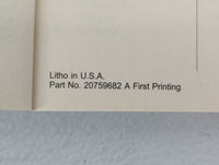 2011 Chevrolet Traverse Owners Manual Book Guide P/N:20759682 OEM Used Auto Parts - Oemusedautoparts1.com