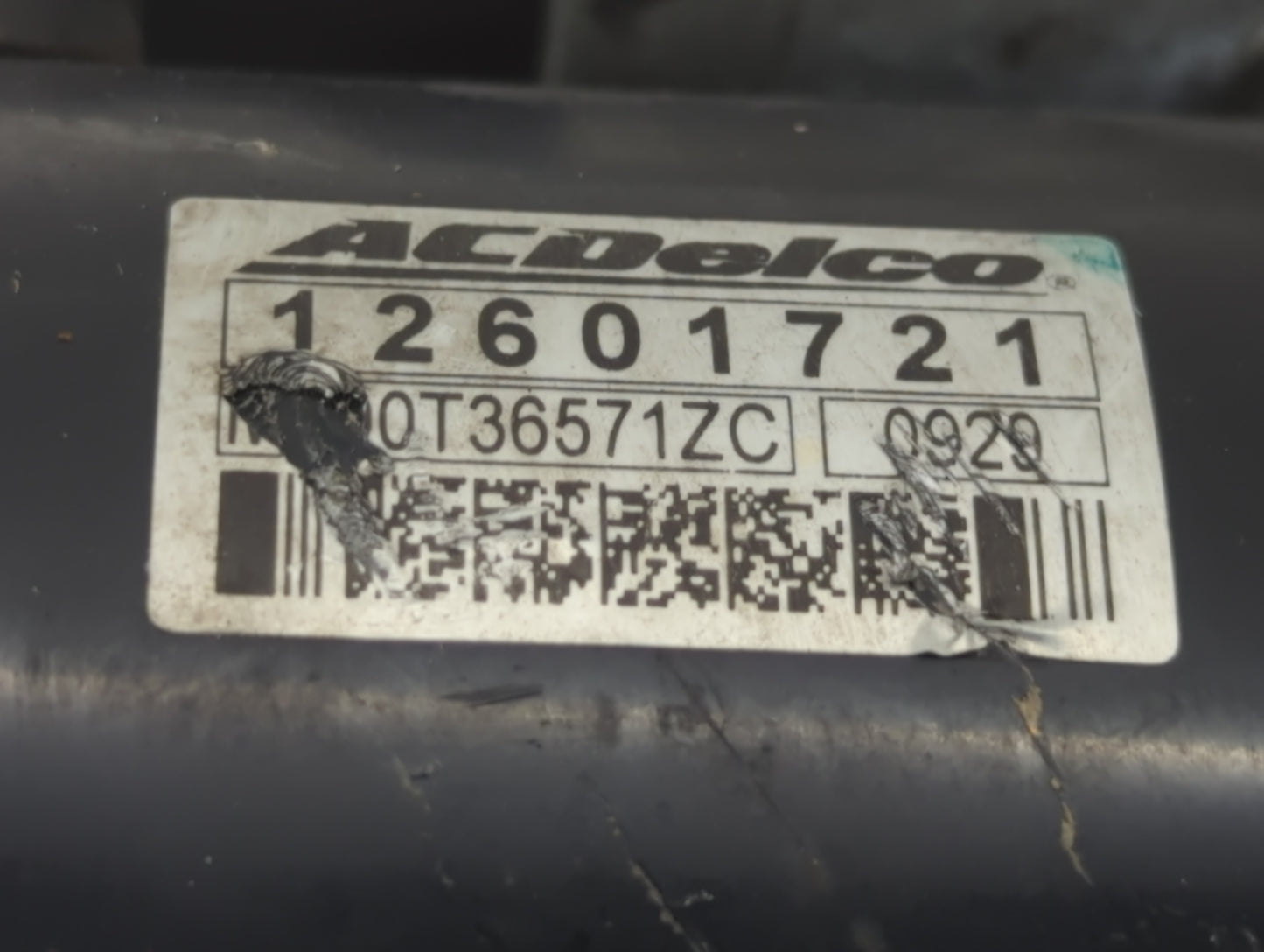 2011 Chevrolet Traverse Car Starter Motor Solenoid OEM P/N:12601721 Fits OEM Used Auto Parts - Oemusedautoparts1.com