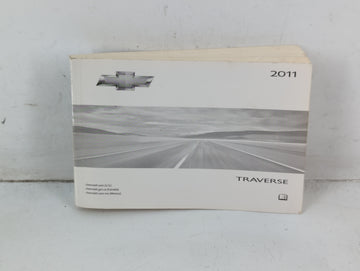 2011 Chevrolet Traverse Owners Manual Book Guide P/N:20759682 A OEM Used Auto Parts - Oemusedautoparts1.com
