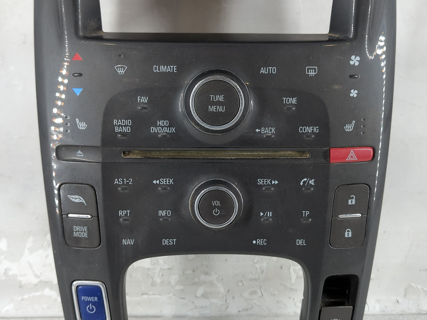 2011 Chevrolet Volt Radio AM FM Cd Player Receiver Replacement P/N:22850070 Fits OEM Used Auto Parts - Oemusedautoparts1.com