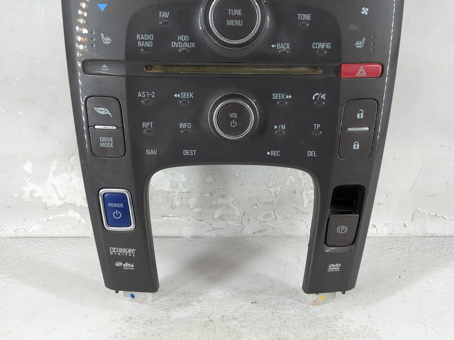 2011 Chevrolet Volt Radio AM FM Cd Player Receiver Replacement P/N:22850070 Fits OEM Used Auto Parts - Oemusedautoparts1.com