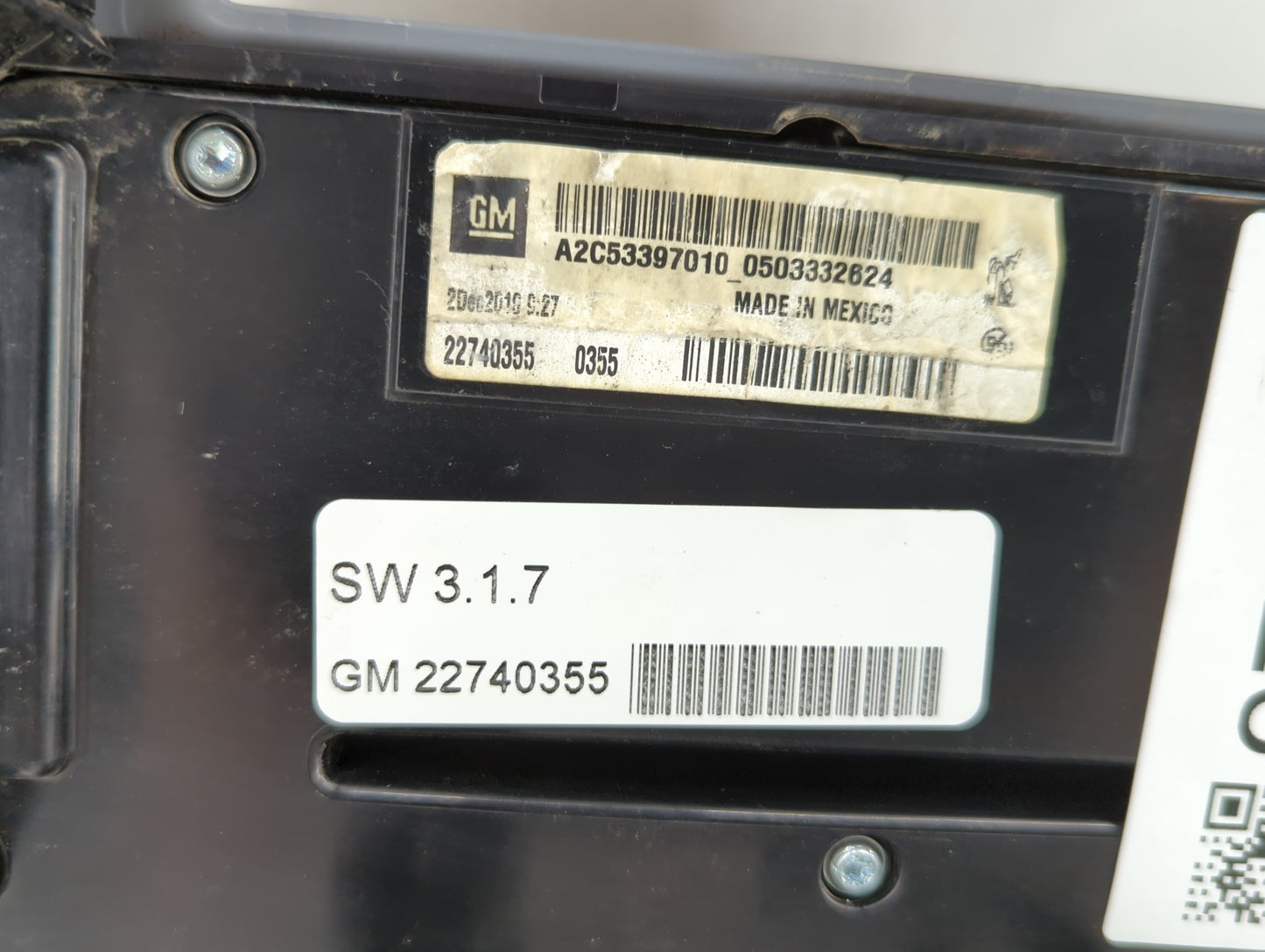 2011-2011 Chevrolet Volt Am Fm Cd Player Radio Receiver - Oemusedautoparts1.com