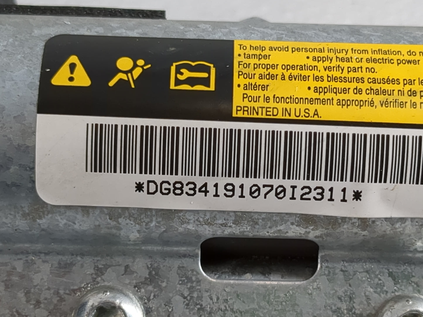 Chevrolet Impala (80 & Up) Impala Passenger Curtain Air Bag Oem - Oemusedautoparts1.com