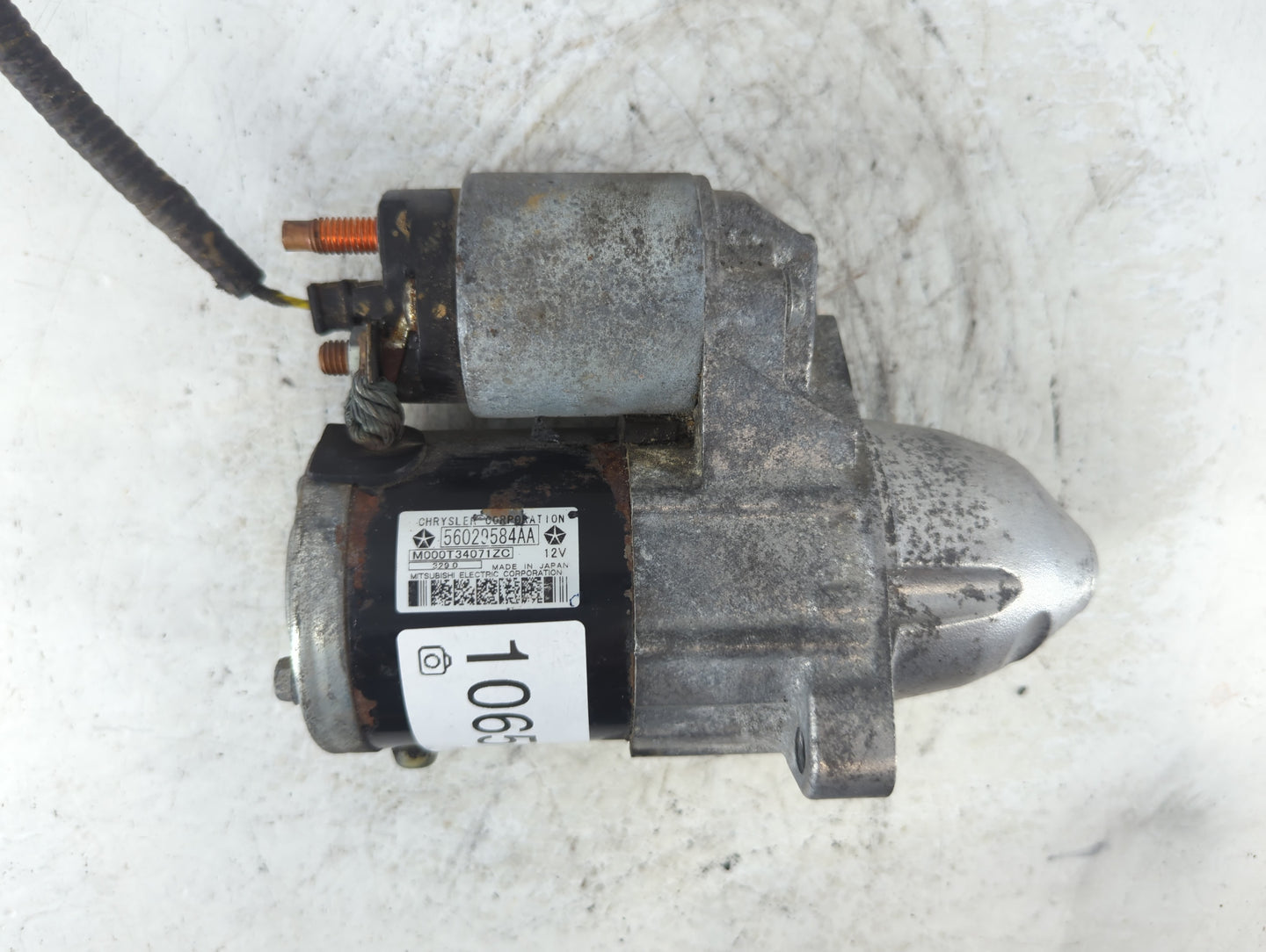 2011-2014 Chrysler 200 Car Starter Motor Solenoid OEM P/N:M000T34071ZC 56029584AA Fits Fits 2011 2012 2013 2014 OEM Used Aut