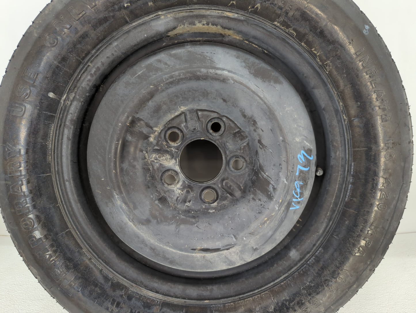 2011-2014 Chrysler 200 Spare Donut Tire Wheel Rim Oem - Oemusedautoparts1.com
