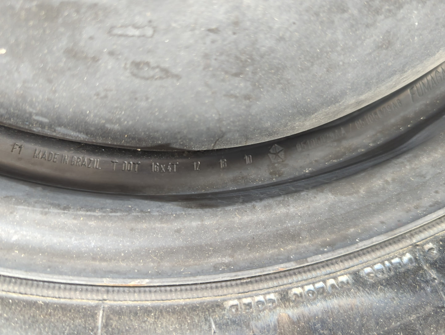 2011-2014 Chrysler 200 Spare Donut Tire Wheel Rim Oem - Oemusedautoparts1.com