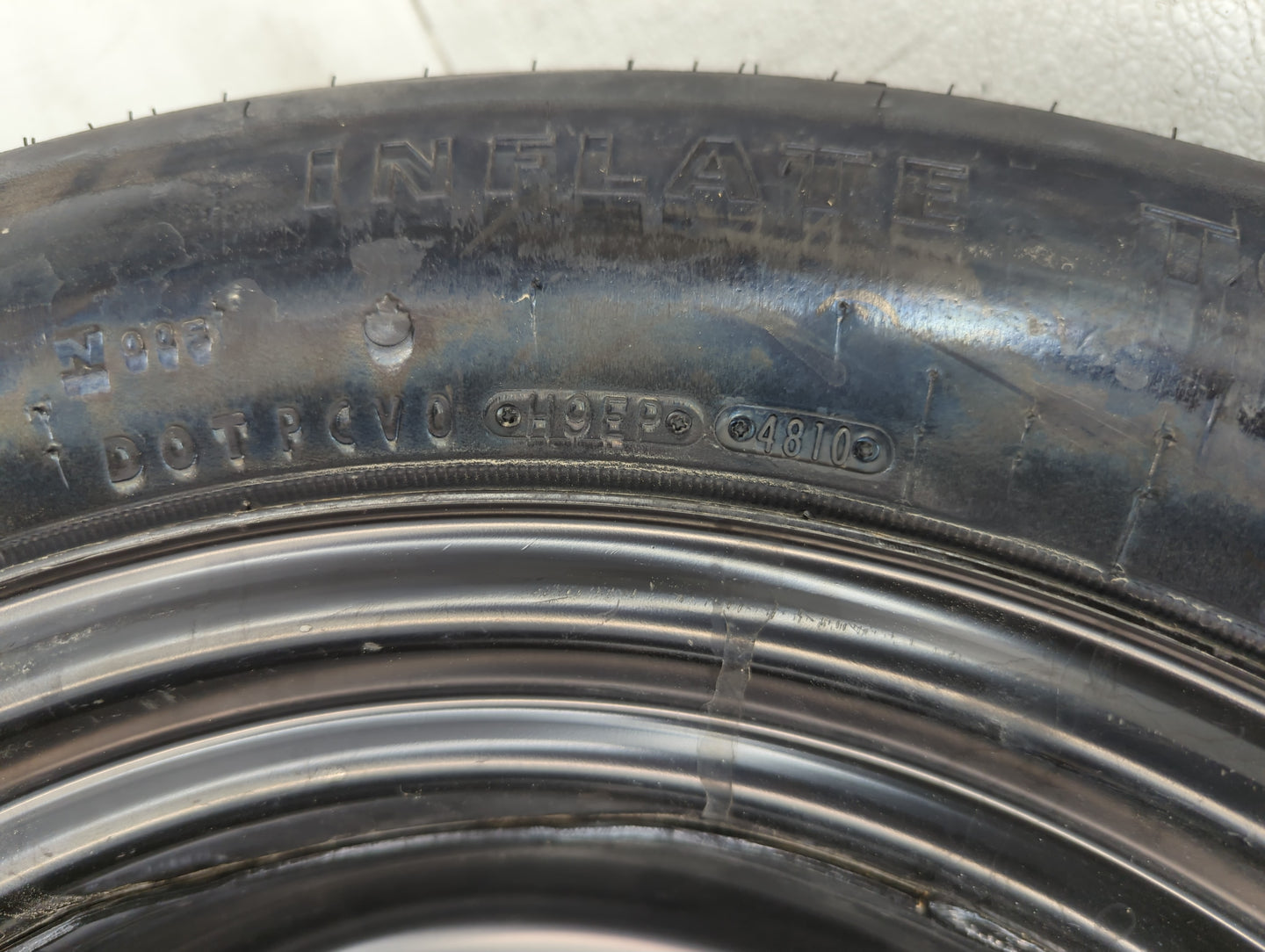 2011-2014 Chrysler 200 Spare Donut Tire Wheel Rim Oem - Oemusedautoparts1.com