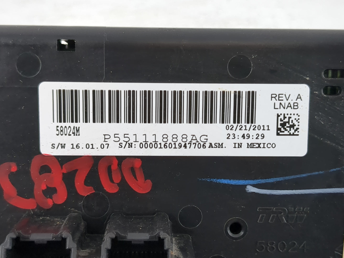 2011-2014 Chrysler 200 Climate Control Module Temperature AC/Heater Replacement P/N:P55111888AG Fits Fits 2010 2011 2012 201