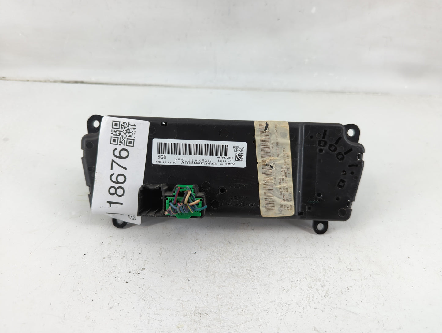 2011-2014 Chrysler 200 Climate Control Module Temperature AC/Heater Replacement P/N:P55111888AG Fits Fits 2011 2012 2013 201