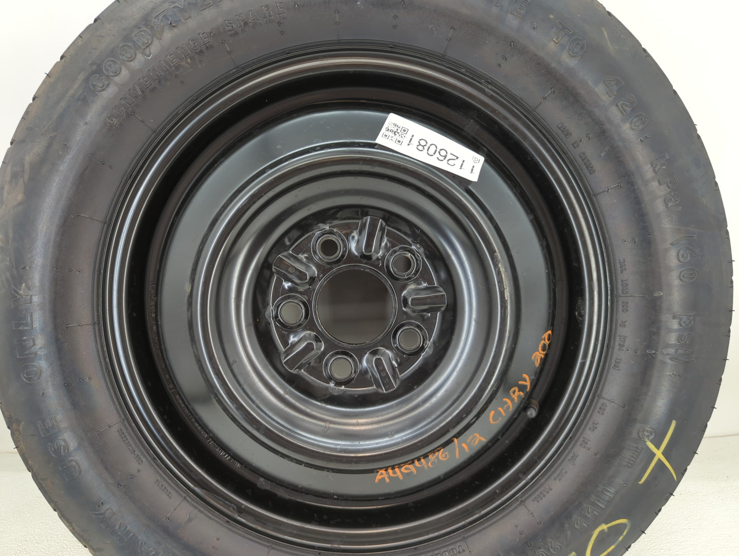 2011-2014 Chrysler 200 Spare Donut Tire Wheel Rim Oem - Oemusedautoparts1.com