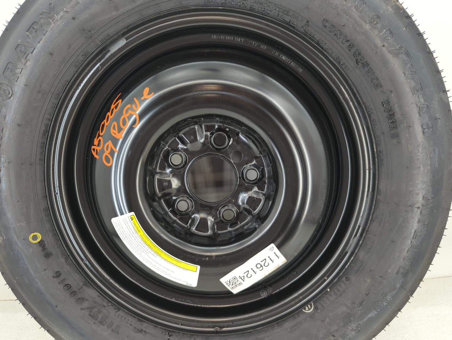 2011-2014 Chrysler 200 Spare Donut Tire Wheel Rim Oem - Oemusedautoparts1.com