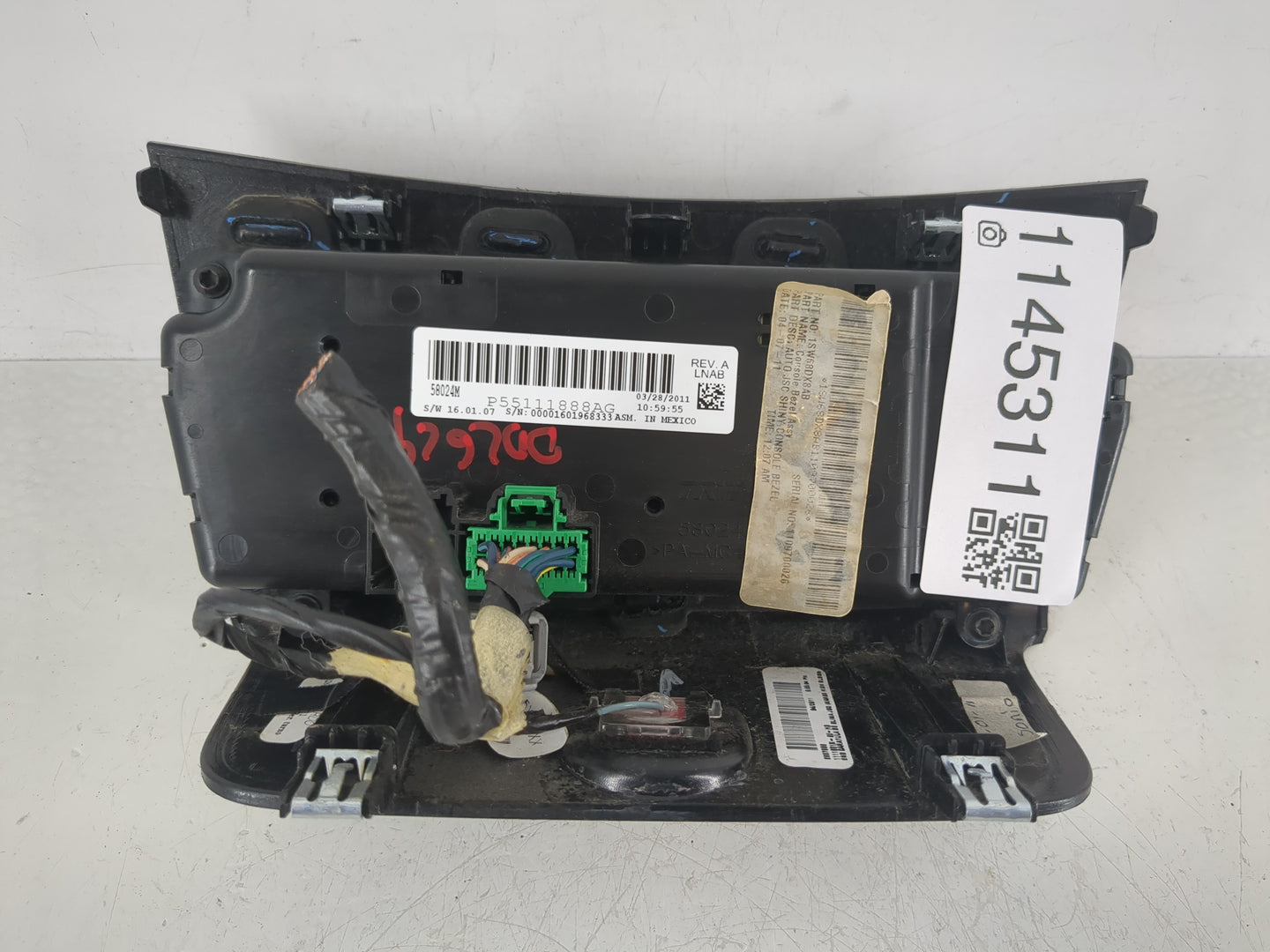 2011-2014 Chrysler 200 Climate Control Module Temperature AC/Heater Replacement P/N:P55111888AG Fits Fits 2011 2012 2013 201