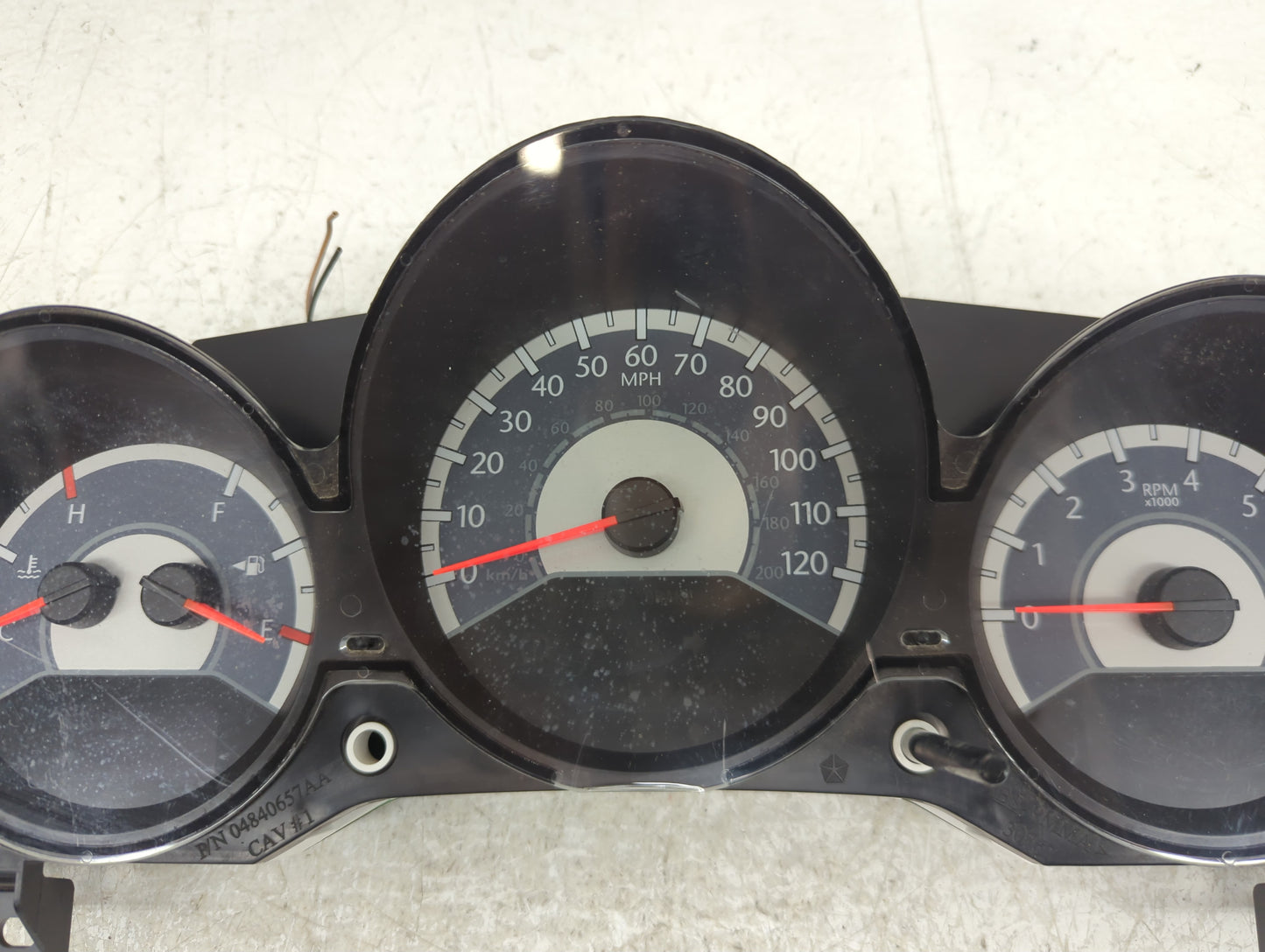 2011-2014 Chrysler 200 Instrument Cluster Speedometer Gauges P/N:04840659AA Fits Fits 2011 2012 2013 2014 OEM Used Auto Part