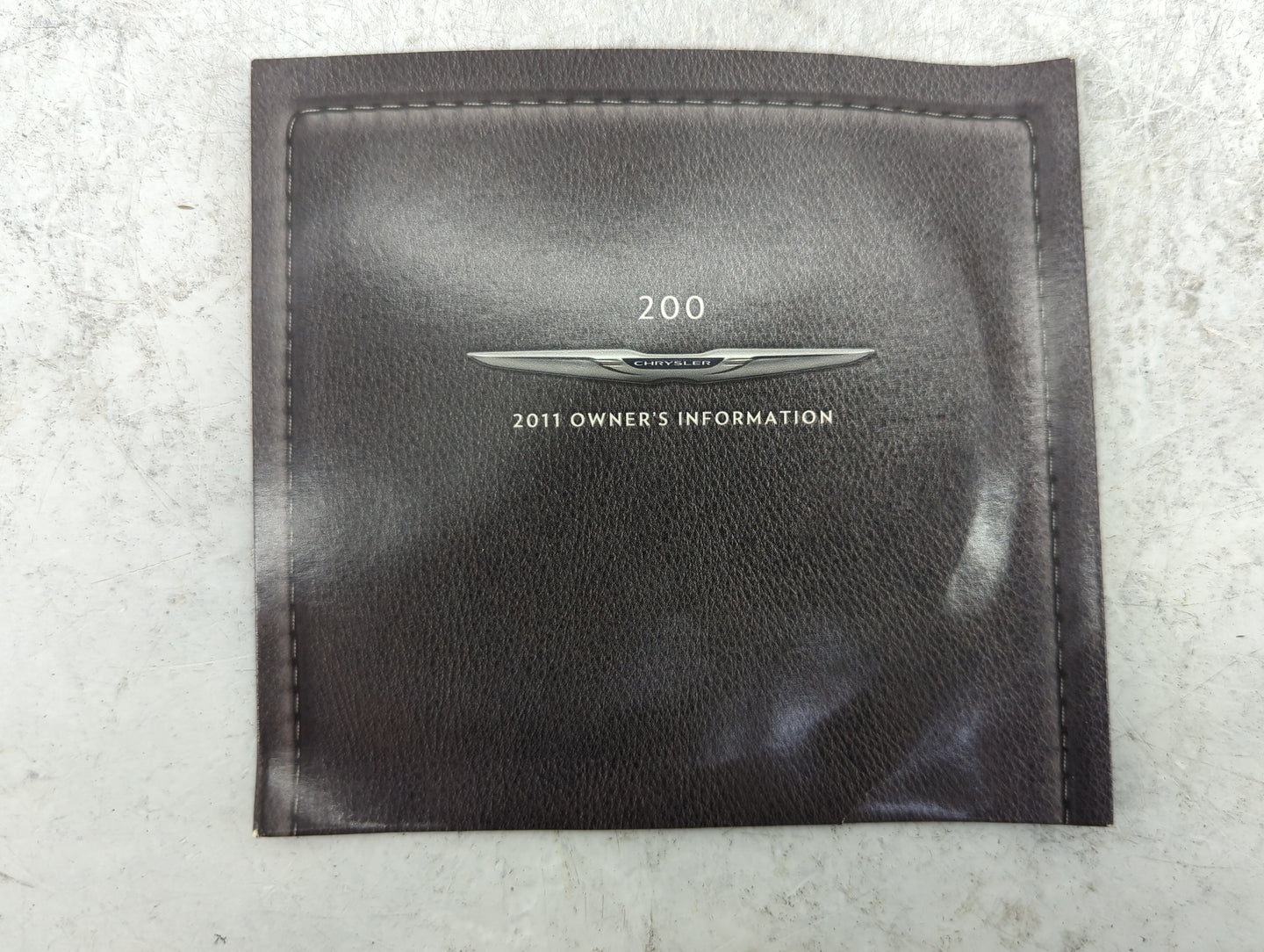2011 Chrysler 200 Owners Manual Book Guide OEM Used Auto Parts - Oemusedautoparts1.com